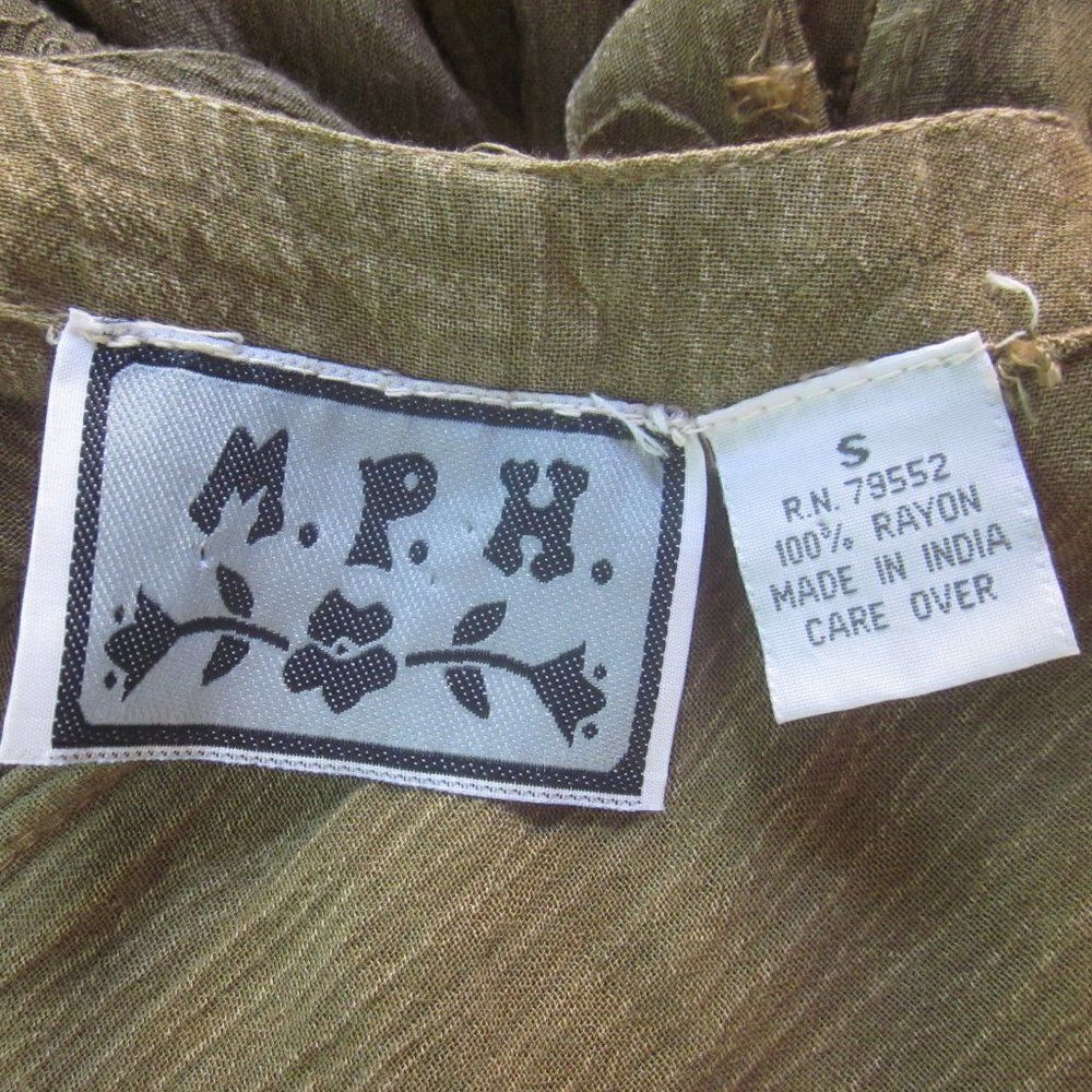 Vintage 1980's Maxi Boho Festival Dress from  M.P.H. Womens Size S  36" Bust - Picture 2 of 12